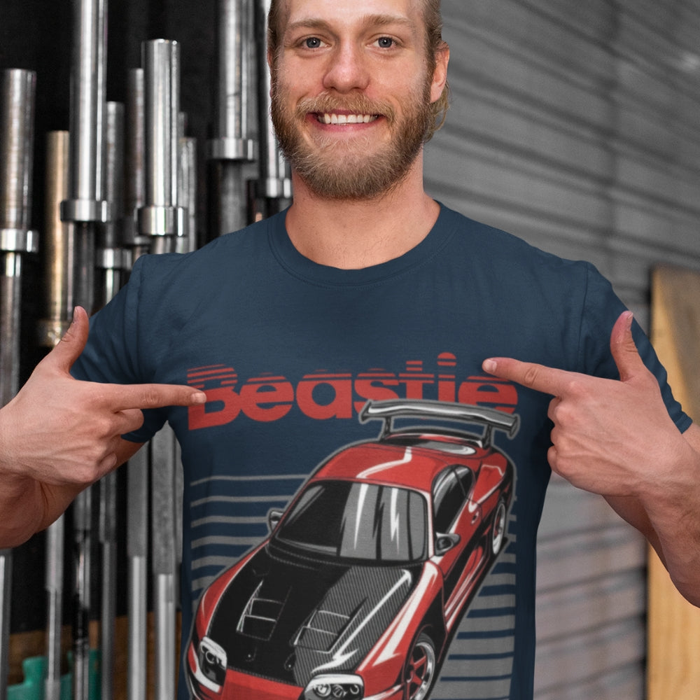 Constable Designs Beastie Navy Men's T-shirt