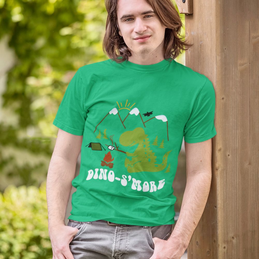 Constable Designs Dino Smore Irish Green Men's T-shirt