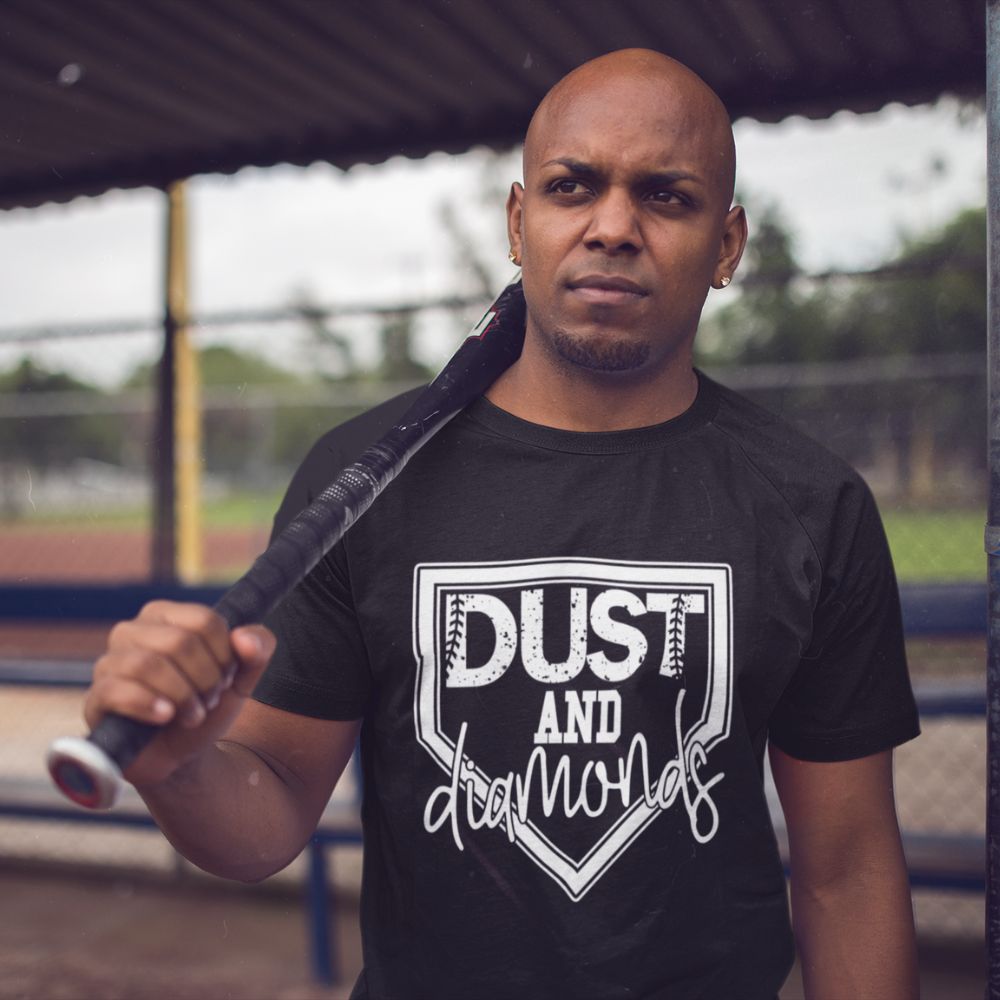 Constable Designs Dust And Diamonds Black Men's T-shirt