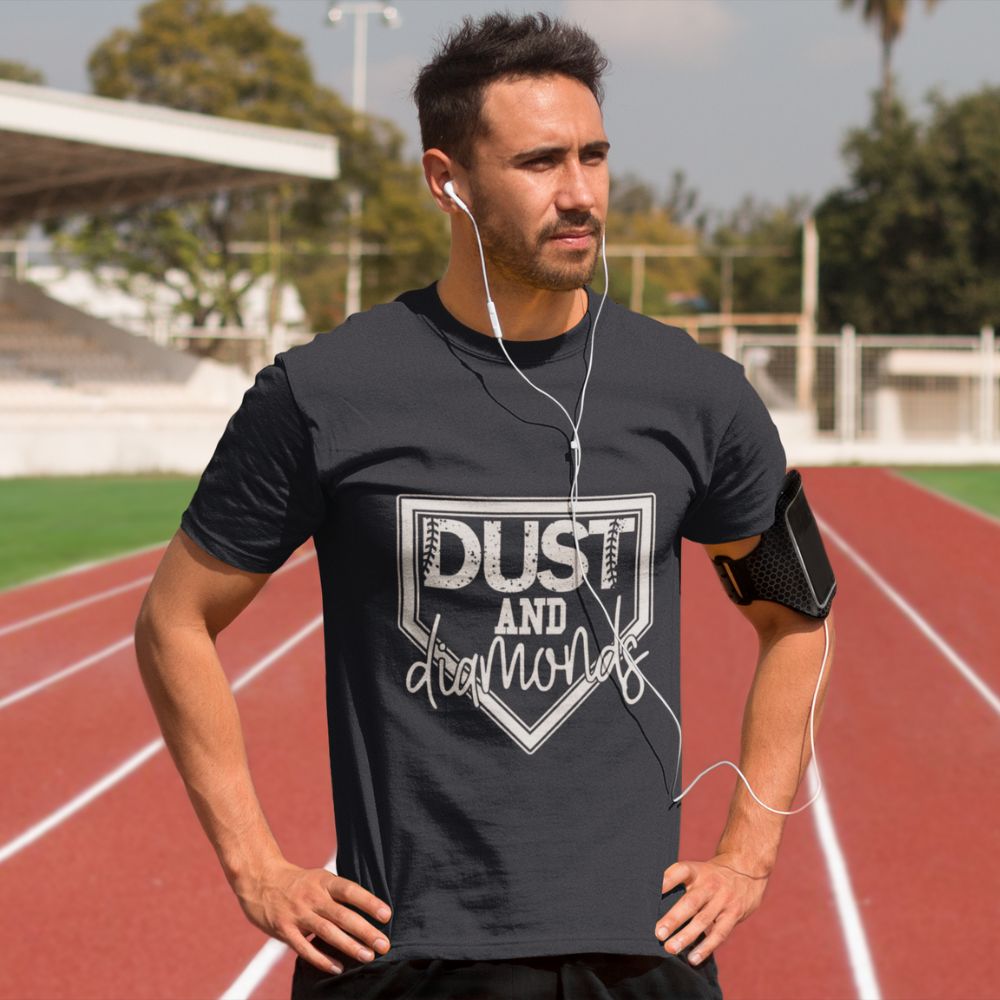 Constable Designs Dust And Diamonds Navy Men's T-shirt