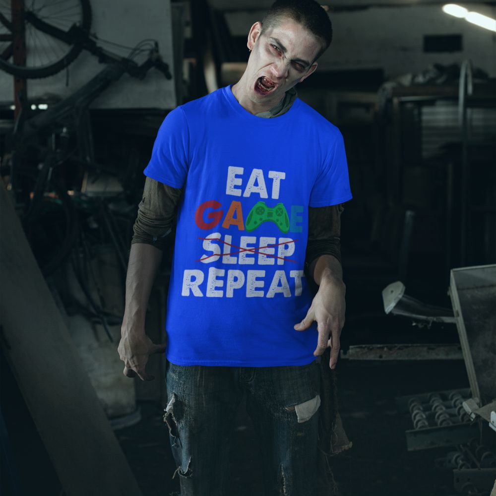 Constable Designs Eat Game Repeat Royal Men's T-shirt