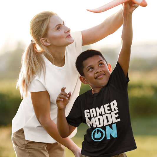 Constable Designs Gamer Mode On Black Youth T-shirt