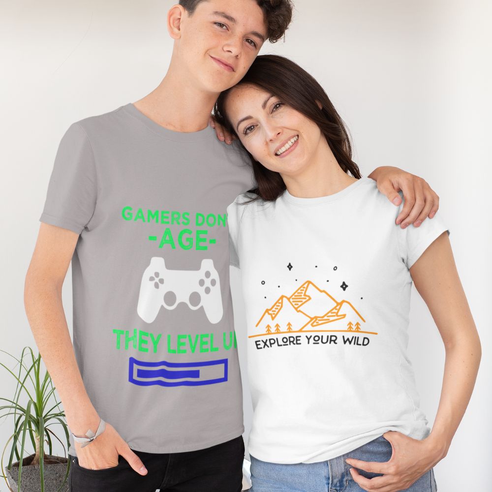 Constable Designs Gamers Don't Age Athletic Heather Youth T-shirt