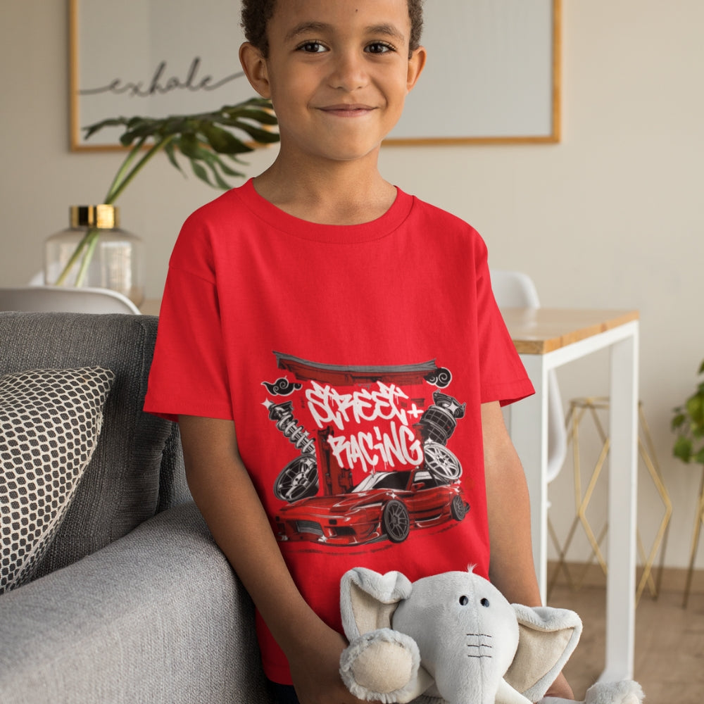 Constable Designs Street Racing Red Youth T-shirt