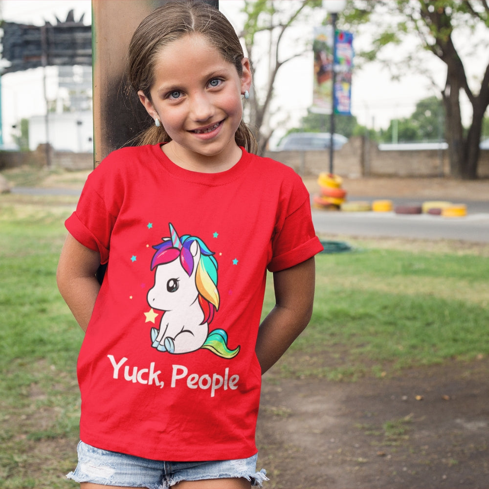 Constable Designs Yuck People Red Youth T-shirt